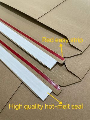 Eco-friendly reciclar Custom cartão ondulado livro mailer para negócios de compras