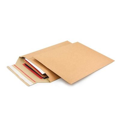 Embalagem de entrega conveniente e durável Cartão rígido de livros Kraft reciclado expansível