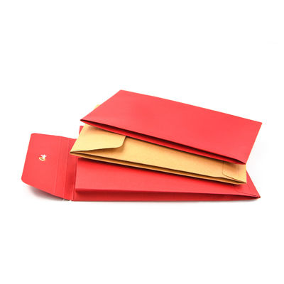 Envelopes de fecho de cordas Kraft e lavadoras de tamanho personalizado para correspondência confidencial