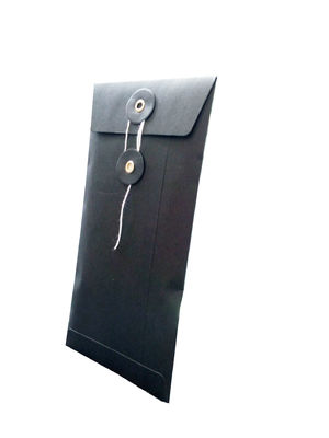 Envelopes de fecho de cordas Kraft e lavadoras de tamanho personalizado para correspondência confidencial