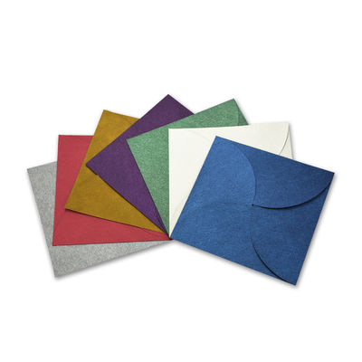 Envelope de presente Folha de papel Estampão Logotipo Impressão A4 Convite Envelope de papel azul perolado
