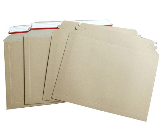 Cartão tampão de papel kraft reciclado Envelope acondicionado para embalagens de entrega de fotograma